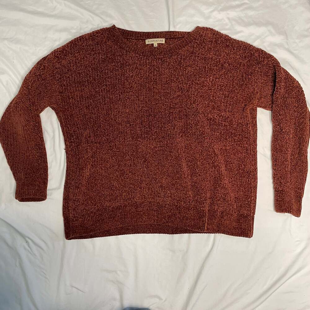 Serpentine Men's Chenille Knit Sweater – Size XL